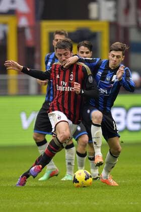 Bryan Cristante Milan, Daniele Baselli Atalanta Milano 06-01-2014 A 2013 2014 AC Milan - Atalanta Bergamo - Foto AndreaxStaccioli Insidefoto andreaxstaccioli