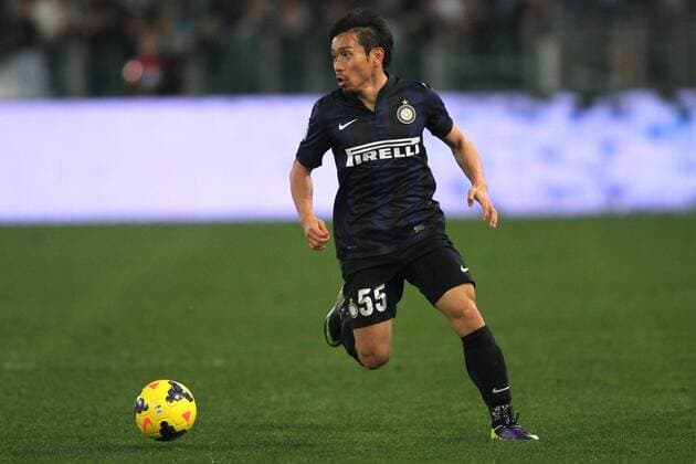 06.01.2014. Rome, Italy. Serie A Lazio Rom vs Inter Milan - Yuto Nagatomo (int) player in action xMarkxIacobuccix  ActionPlus11486044