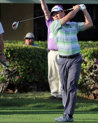 Jan. 6, 2014 - Honolulu, HI, USA - January 6, 2014 - Charlie Wi during a practice day for the Sony Open at the Waialae Country Club in Honolulu, HI. PGA Golf Herren Tour: Sony Open JAN06 - ZUMAc04