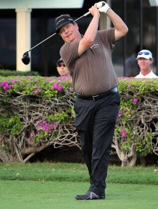 Jan. 6, 2014 - Honolulu, HI, USA - January 6, 2014 - Tim Herron during a practice day for the Sony Open at the Waialae Country Club in Honolulu, HI. PGA Golf Herren Tour: Sony Open JAN06 - ZUMAc04