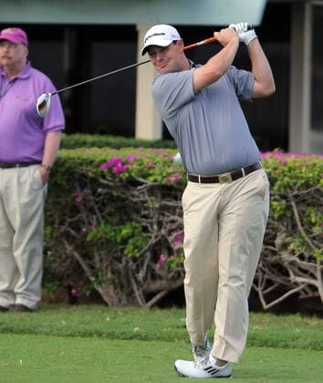 Jan. 6, 2014 - Honolulu, HI, USA - January 6, 2014 - 2012 winner Johnson Wagner during a practice day for the Sony Open at the Waialae Country Club in Honolulu, HI. PGA Golf Herren Tour: Sony Open JAN06 - ZUMAc04