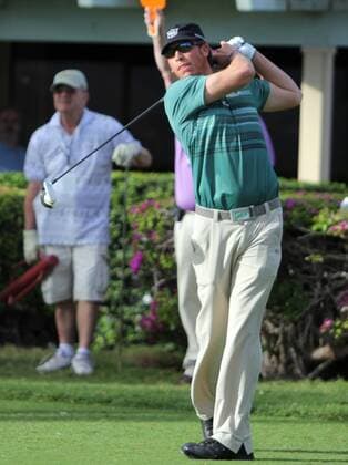 Jan. 6, 2014 - Honolulu, HI, USA - January 6, 2014 - Ricky Barnes during a practice day for the Sony Open at the Waialae Country Club in Honolulu, HI. PGA Golf Herren Tour: Sony Open JAN06 - ZUMAc04