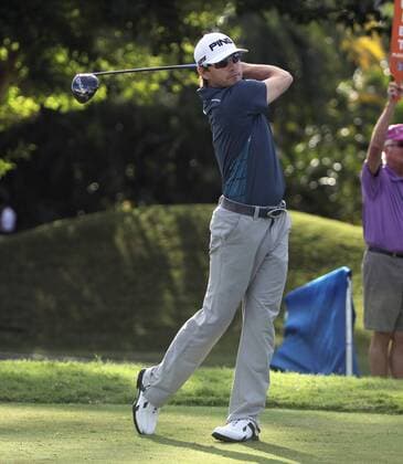 Jan. 6, 2014 - Honolulu, HI, USA - January 6, 2014 - Heath Slocum during a practice day for the Sony Open at the Waialae Country Club in Honolulu, HI. PGA Golf Herren Tour: Sony Open JAN06 - ZUMAc04
