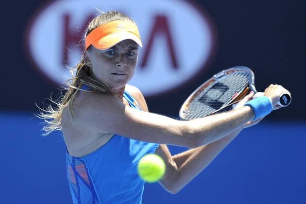 13.01.2014 Melbourne, Australia. Daniela Hantuchova of Slovakia in action on day one of the Australian Open from Melbourne Park. xEssixLimx  ActionPlus20162191