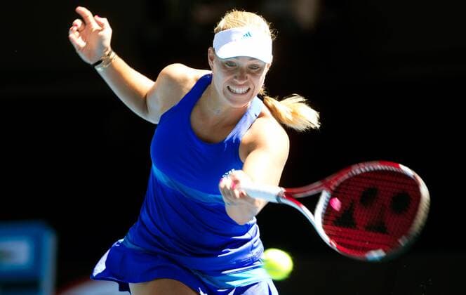 TENNIS - WTA, Australian Open 2014 MELBOURNE,AUSTRALIEN,13.JAN.14 - TENNIS - WTA Tennis Damen Tour, Grand Slam, Australian Open. Bild zeigt Angelique Kerber (GER). 