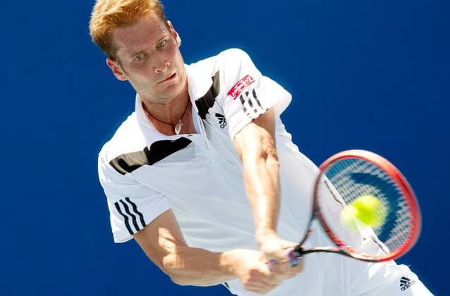 TENNIS - ATP, Australian Open 2014 MELBOURNE,AUSTRALIEN,13.JAN.14 - TENNIS - ATP Tennis Herren World Tour, Grand Slam, Australian Open. Bild zeigt Florian Mayer (GER). 