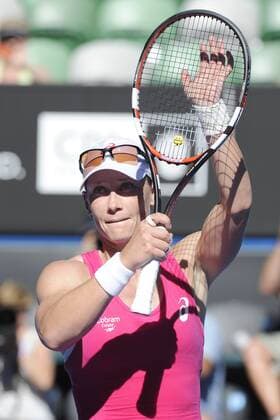 13.01.2014 Melbourne, Australia. Sam Stosur of Australia in action on day one of the Australian Open from Melbourne Park. xEssixLimx  ActionPlus20163150