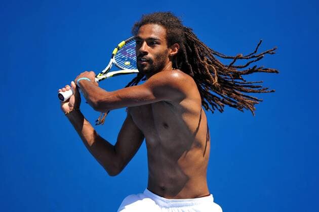 Dustin Brown (GER) TENNIS : Open d Australie - Melbourne - 13 01 2014 TennisMagazine Panoramlc 