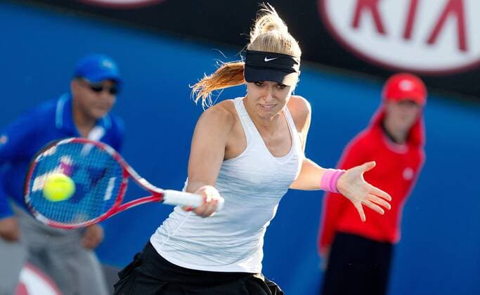 TENNIS - WTA, Australian Open 2014 MELBOURNE,AUSTRALIEN,13.JAN.14 - TENNIS - WTA Tennis Damen Tour, Grand Slam, Australian Open. Bild zeigt Sabine Lisicki (GER). 