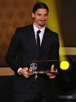 Jan. 13, 2014 - Zurich, Switzerland - The FIFA Puskas Awards 2013, Zlatan Ibrahimovic (SWE Paris Saint Germain, PSG) Soccer 2014 - FIFA Ballon DOr 2013 Ballon D Or  - ZUMAm11