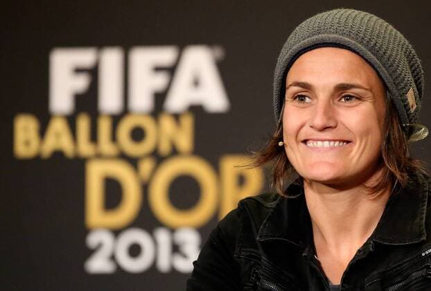13.01.2014 xjfx, Fussball, Gala FIFA Ballon d Or 2013 v.l. Weltfussballerin Nadine Angerer (Brisbane Roar GER)