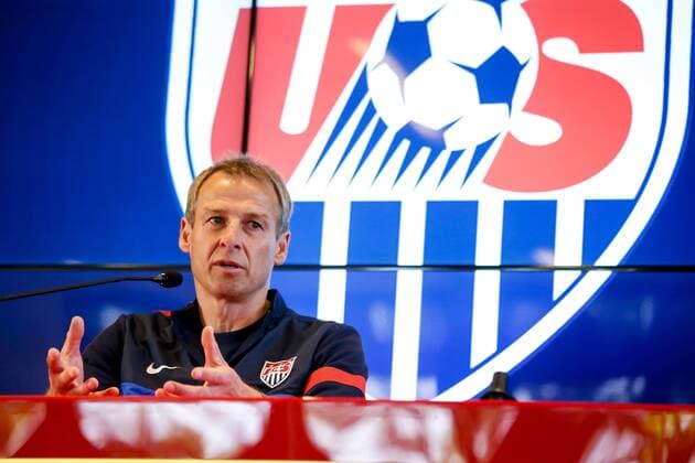 Nationaltrainer Jürgen Klinsmann - Pressekonferenz Nationalmannschaft USA in Sao Paulo x(3137)xRafaelxNeddermeyerx xFotox  (21297) Treino da SeleÃßao dos