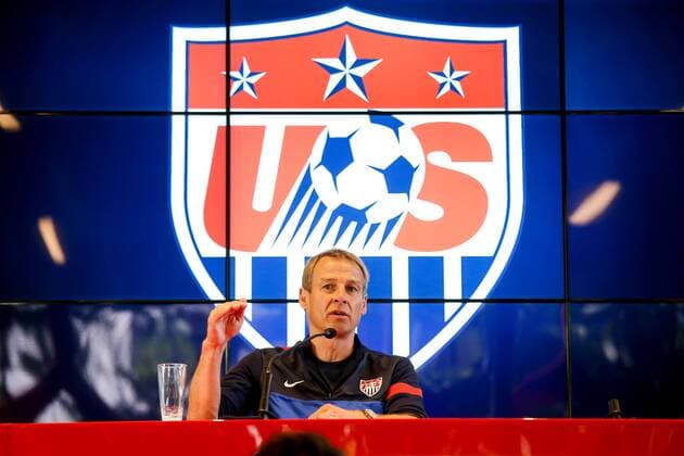 Nationaltrainer Jürgen Klinsmann - Pressekonferenz Nationalmannschaft USA in Sao Paulo x(3137)xRafaelxNeddermeyerx xFotox  (21297) Treino da SeleÃßao dos
