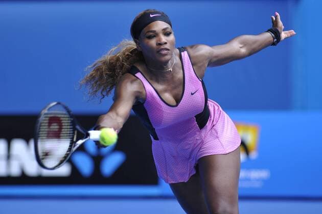 15.01.2014 Melbourne, Australia. Serena Williams of the USA in action on day three of the Australian Open from Melbourne Park. xEssixLimx  ActionPlus20166777