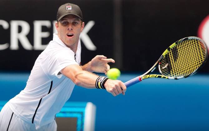 TENNIS - ATP, Australian Open 2014 MELBOURNE,AUSTRALIEN,15.JAN.14 - TENNIS - ATP Tennis Herren World Tour, Grand Slam, Australian Open. Bild zeigt Sam Querrey (USA). 