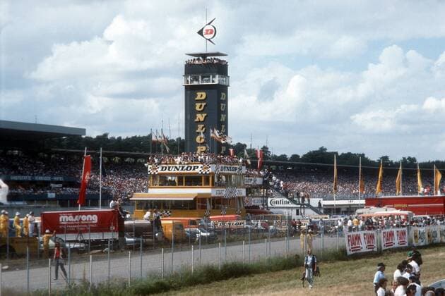 Großer Preis von Deutschland auf dem Hockenheimring: Dunlop-Turm
