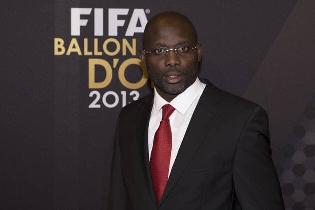 George Weah (LBR), JANUARY 13, 2014 - Football Soccer : FIFA Ballon d Or 2013 Gala at Kongresshaus in Zurich, Switzerland. Noxthirdxpartyxsales  (ptmb053492)