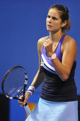 15.01.2014 Melbourne, Australia. Julia Goerges of Germany in action on day three of the Australian Open from Melbourne Park. xEssixLimx  ActionPlus20163776