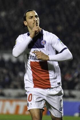 Zlatan IBRAHIMOVIC (psg) FOOTBALL : Bordeaux vs PSG - 1 4 de Final Coupe de la Ligue - 14 01 2014 ThierryBreton Panoramic 