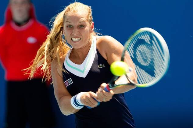 TENNIS - WTA, Australian Open 2014 MELBOURNE,AUSTRALIEN,16.JAN.14 - TENNIS - WTA Tennis Damen Tour, Grand Slam, Australian Open. Bild zeigt Dominika Cibulkova (SVK). 