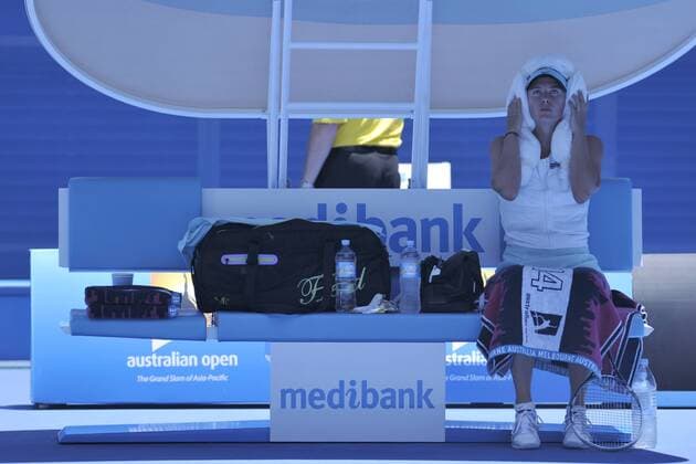 16.01.2014 Melbourne, Australia. Maria Sharapova of Russia in action on day four of the Australian Open from Melbourne Park. xEssixLimx  ActionPlus11488863