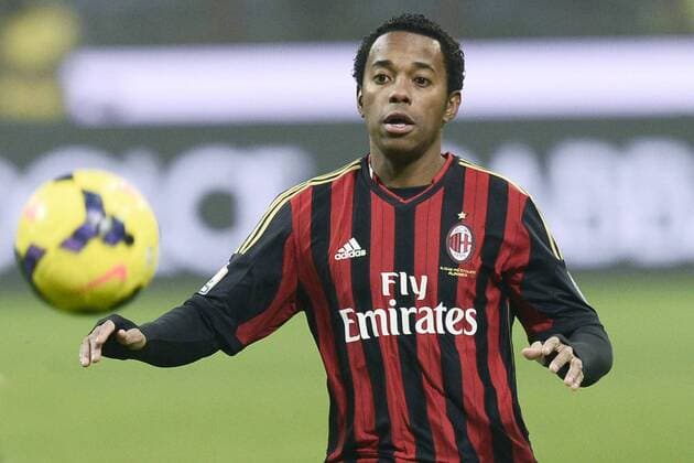 Mailand, 15.01.2014 - Coppa Italia 2013 2014 - AC Milan vs Spezia Calcio - Robinho 