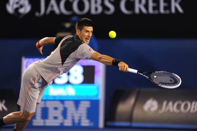 Australian Open 2014 Melbourne Novak Djokovic,Serbien
