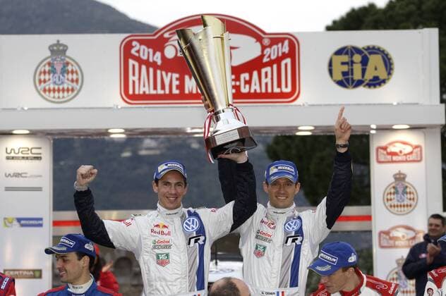 Julien Ingrassia (F), Sebastien Ogier (F) WRC Rally Monte Carlo 2014 Rally Monte Carlo 2014
