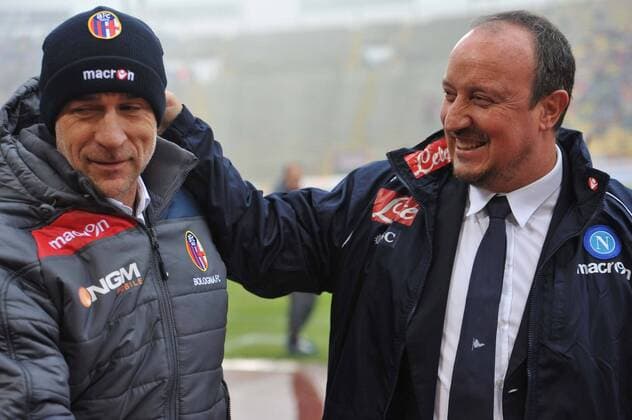 IPP20140119 Football - soccer: Serie A, FC Bologna vs SSC Neapel, davide Ballardini, Rafael Benitez xHOCHxZWEIx xItalyxPhotoxPressx 