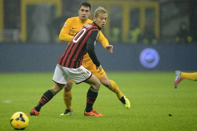 Keisuke Honda - Milano 19-01-2014 - 2013 2014 Serie A - AC Milan Hellas Verona -- giuseppexceleste