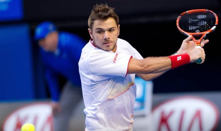 TENNIS - ATP, Australian Open 2014 MELBOURNE,AUSTRALIEN,21.JAN.14 - TENNIS - ATP Tennis Herren World Tour, Grand Slam, Australian Open. Bild zeigt Stanislas Wawrinka (SUI). 