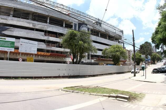 CURITIBA,PR - 21 01 2014: Bauarbeiten an der Arena da Baixada, Stadion von Atletico Paranaense x(37)xGeraldoxBubniakx xFotoarenax  (21463)