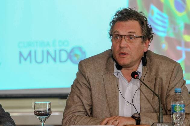 CURITIBA,PR - 21 01 2014: FIFA-Generalsekretär Jerome Valcke besichtigt die WM-Arena da Baixada in Curitiba ( x(37)xGeraldoxBubniakx xFotoarenax  (21463)