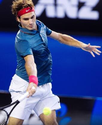 TENNIS - ATP, Australian Open 2014 MELBOURNE,AUSTRALIEN,22.JAN.14 - TENNIS - ATP Tennis Herren World Tour, Grand Slam, Australian Open. Bild zeigt Roger Federer (SUI). 
