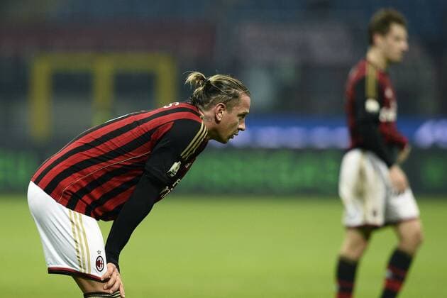 Db Milano 22 01 2014 - coppa Italia AC Milan - Udinese Calcio foto DanieleBuffa Image Sport nella foto: Philippe Mexes 