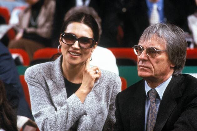 Motorsport, Formel 1, Ehefrauen der Ikonen - Archivbilder F1 Chef Bernie Ecclestone (England) und Ehefrau Slavica Ecclestone