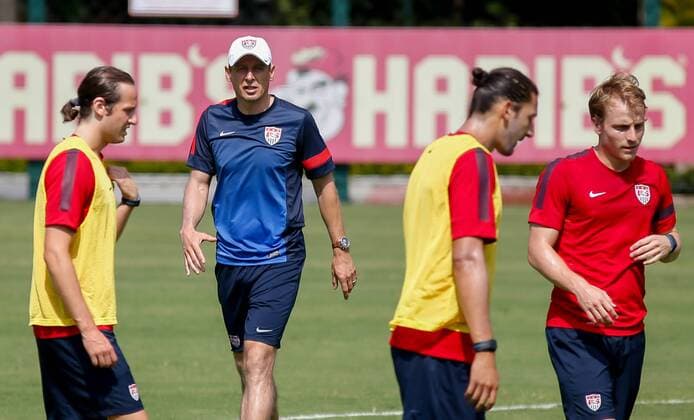 Nationaltrainer Jürgen Klinsmann (USA) - WM Vorbereitung US Nationalteam in Sao Paulo (Barra Funda) - Brasilien x(3137)xRafaelxNeddermeyerx xFotox  (21505) Treino da seleÃßÃ£o dos