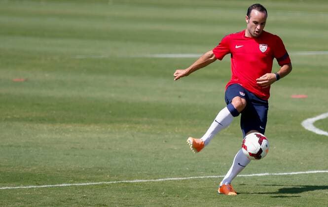 Landon Donovan during practice session of team USA, in Barra Funda. SAO PAULO SP, Brasil 23 01 2014. ( x(3137)xRafaelxNeddermeyerx xFotox 