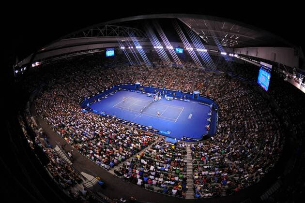 Margaret Court Arena TENNIS : Australian Open - Melbourne - 23 01 2014 TennisMagazine Panoramlc 