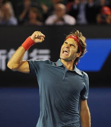 Australian Open 2014 Melbourne Roger Federer ,Schweiz