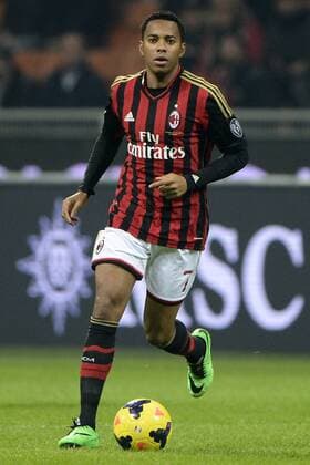 Robinho Milan - Mailand, Italien - Fußball - Coppa Italia 2013 2014 - AC Mailand vs. Udinese Calcio - giuseppexceleste