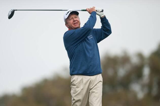 24 January 2014: Billy Mayfair (Scottsdale, AZ) during the second round of the Farmers Insurance Open at Torrey Pines Golf Course in La Jolla, CA GOLF: JAN 24 PGA Golf Herren - Farmers Insurance Open - Second Round Icon140124021 EDITORIAL USE ONLY
