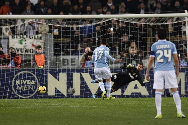 Db Roma 25 01 2014 - serie A Lazio Rom vs Juventus Turin foto DanielexBuffa Image Sport Pictured: Antonio Candreva 
