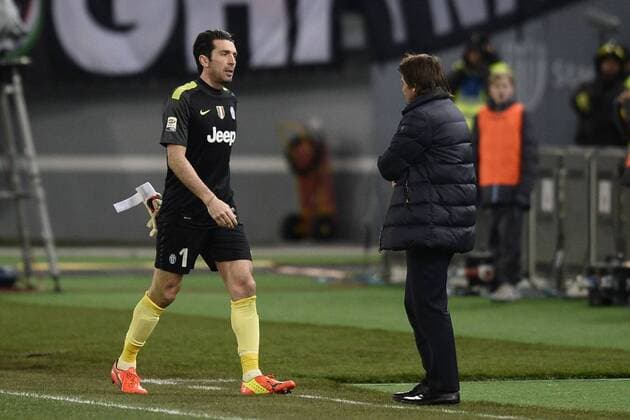 Db Roma 25 01 2014 - serie A Lazio Rom vs Juventus Turin foto DanielexBuffa Image Sport Pictured: Gianluigi Buffon 