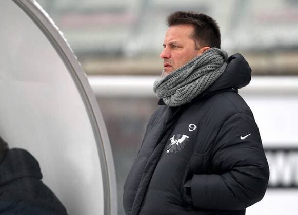 GER, 3.Liga, FC Rot Weiss Erfurt vs Preussen Münster 25.01.14, Erfurt, Steigerwaldstadion, GER, 3.Liga, 22.Spieltag, FC Rot Weiss Erfurt vs SC Preussen Münster im Bild Scout Harald Menzel (Münster)