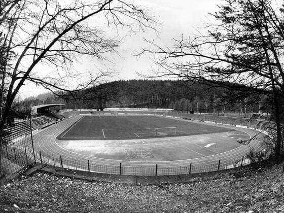 Fußball, Stadiongeschichte FC 08 Homburg Waldstadion Homburg