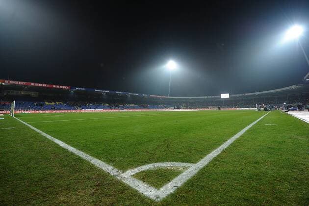 Fußball, Stadiongeschichte Eintracht Braunschweig Fußball 1. Bundesliga 19. Spieltag Eintracht Braunschweig am 31.01.2014 im Eintracht-Stadion in Braunschweig Eintracht-Stadion in Braunschweig Innenansicht