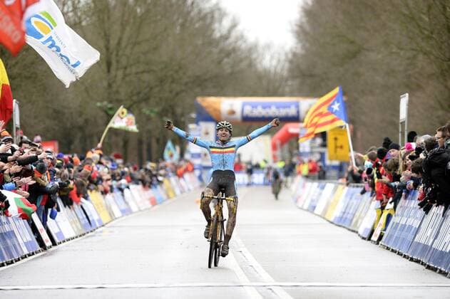 Joie Aerts Thijs (BEL) CYCLO CROSS : WM juniors homme - UCI - Hoogerheide - 01 02 2014 Photonews Panoramic 