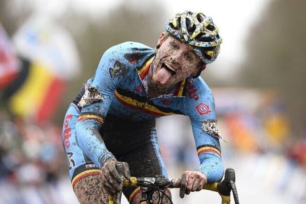 Aerts Thijs (BEL) - Joie CYCLO CROSS : WM juniors homme - UCI - Hoogerheide - 01 02 2014 Photonews Panoramic 