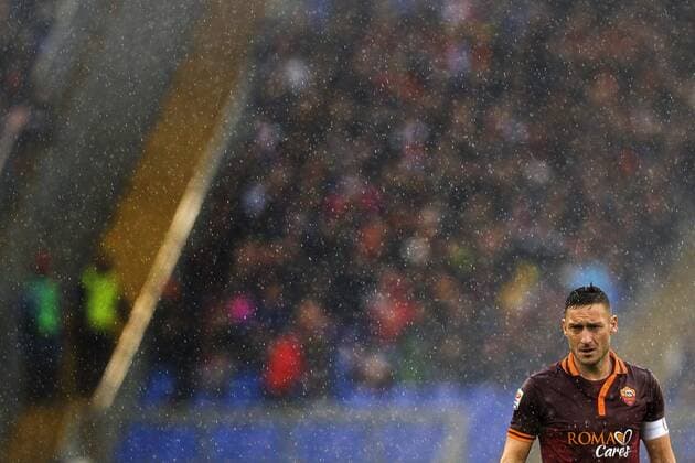 Francesco Totti Roma, Match suspended Roma 02-02-2014 Stadio Olimpico - Football Calcio Serie A 2013 2014 AS Roma - FC Parma andreaxstaccioli